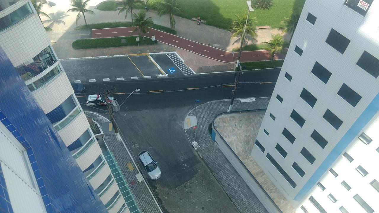 Belo Apartamento Com Vistas Para O Mar - Pe Na Areia - Churrasqueira Na Varanda Praia Grande  Exterior photo